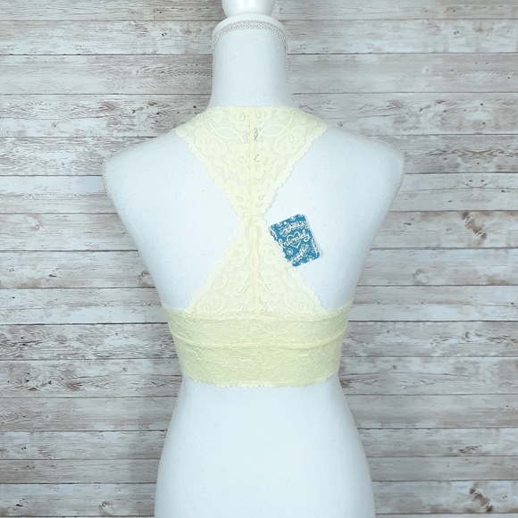 Free People Galloon M Lace Bralette Racerback 758 - Picture 3 of 7